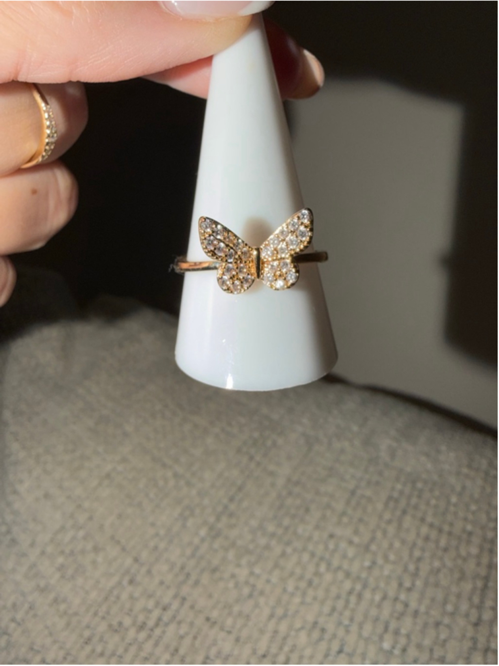 Women's Butterfly Ring size 9.5